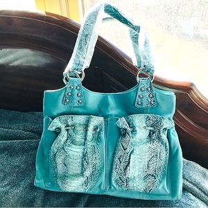 Carlos Falchi Vintage Leather Bag NWOT